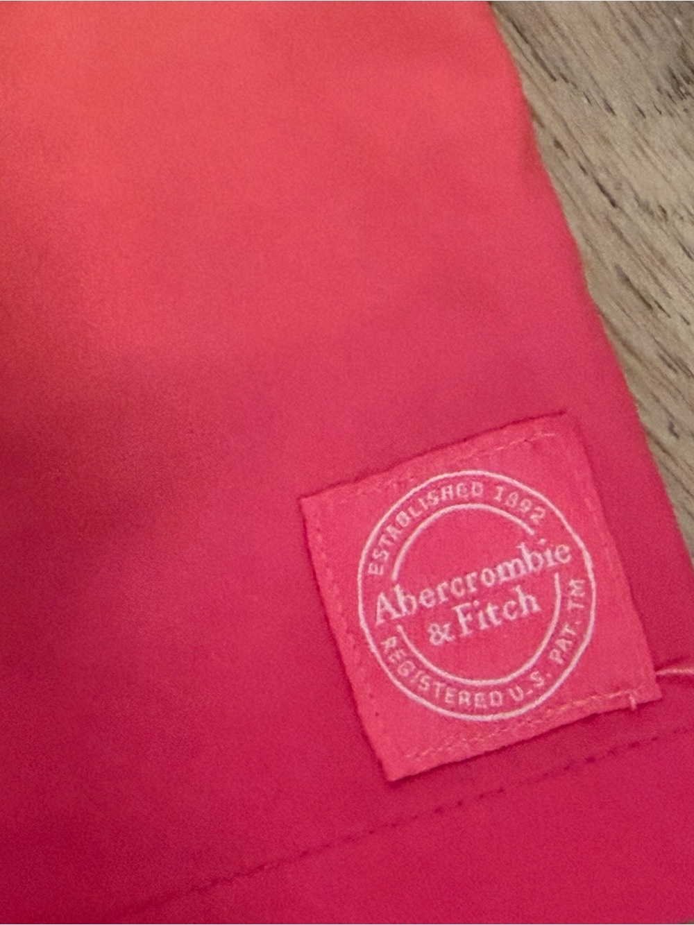Abercrombie & Fitch Boys Yellow to Pink Ombre Swim Shorts - Picture 2 of 4